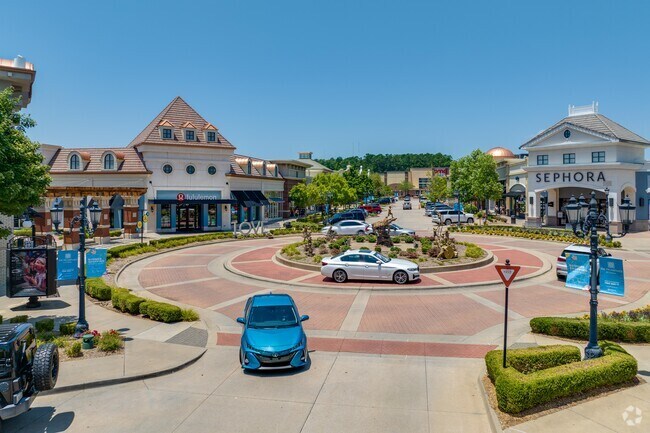 The Promenade displays French Gothic architecture designed to replicate 