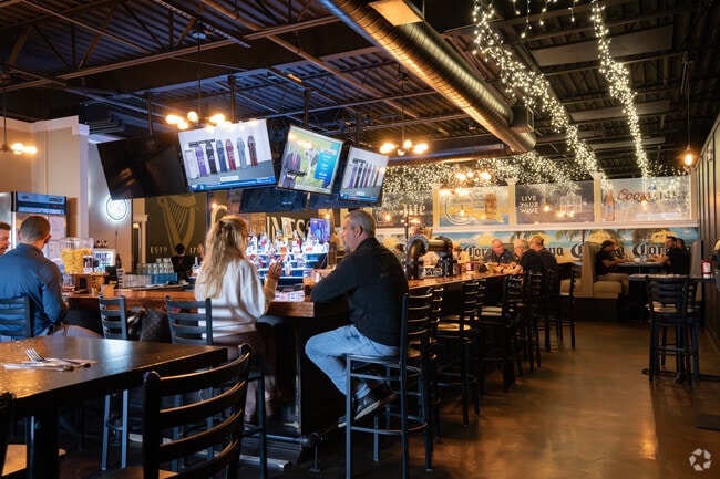 Windham residents enjoy happy hour at Old School Bar & Grill.