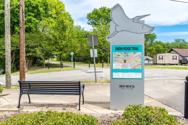 Explore the city via the Enon Ridge Trail in East Thomas.