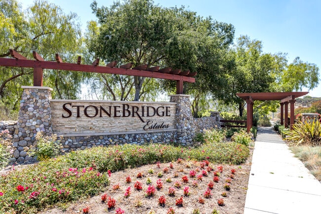 Rancho Encantada is made up of neighborhood selections such as Stone Bridge.