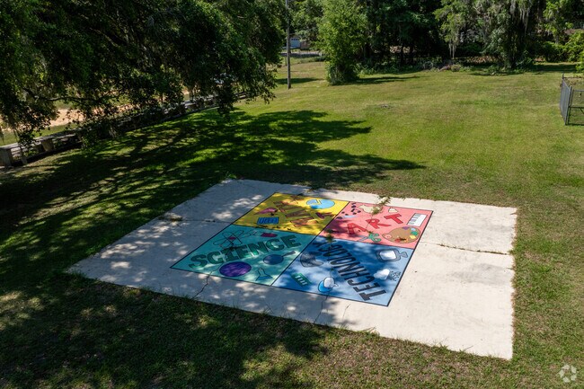 There are plenty of options at recess at Alachua Elementary School.