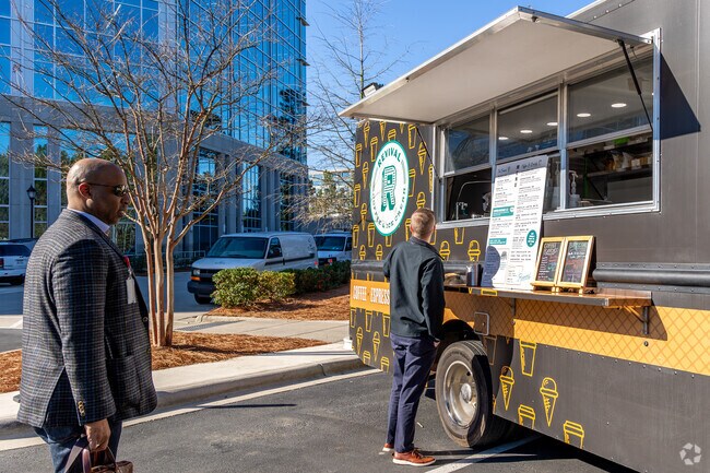 You can head down the street to Ballantyne for a variety of food trucks.