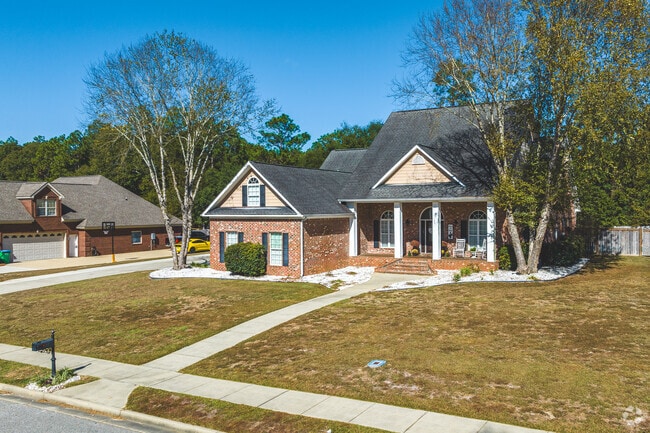 Some Saraland homes are French-Colonial Inspired.
