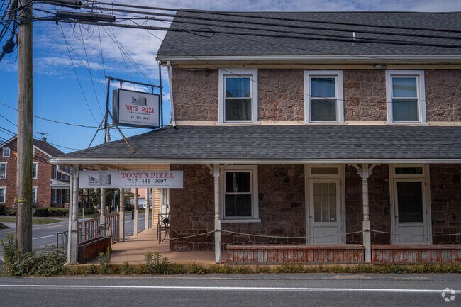 Pizza night is popular at Tony’s Pizza in Brecknock Township Lancaster.
