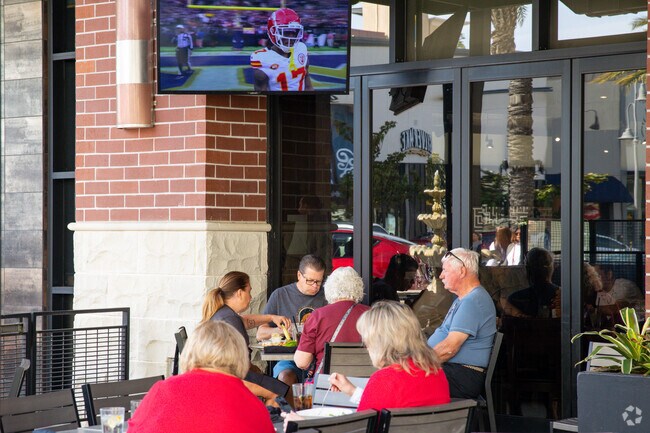 Experience gourmet dining at Promenade Temecula, a short drive from Dutch Village South.