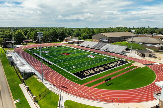 Briarwood's high schoolers attend The Academies at Jonesboro High School.