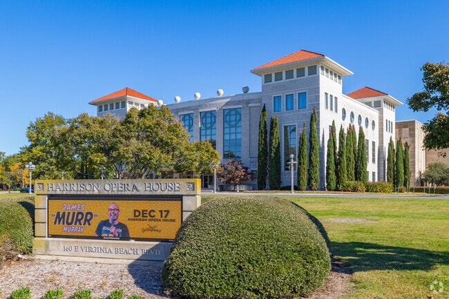 Harrison Opera House in Hunter's Square is a historic venue that was lavishly renovated in 1993.