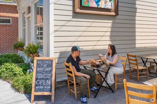 Meet friends for a delicious treat at Weltons Tiny Bakeshop on King Street in Charleston.