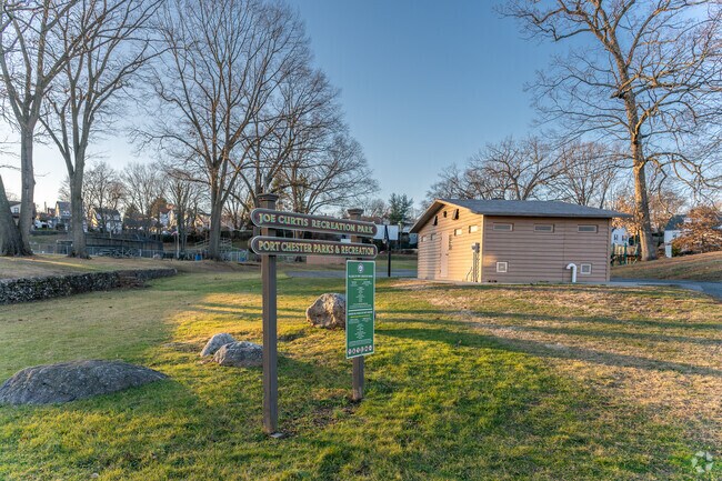 Joseph Curtis Recreation Park has a baseball diamond, bocce courts and a small playground.