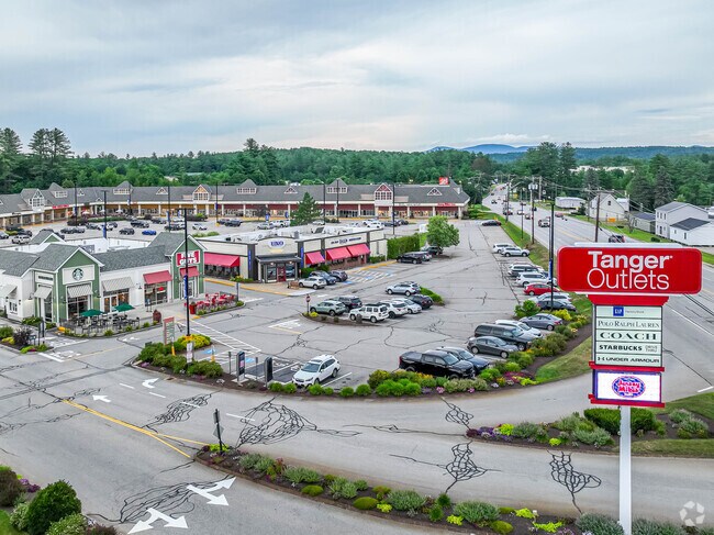 Tanger Outlets are a close drive from Sanbornton and offer a variety of shopping and dining.