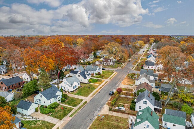 A street lined with Cape Cod homes in the Glenside neighborhood.