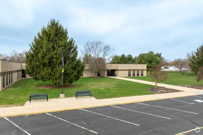 Triton Elementary School is set into the residential community of Bourbon.