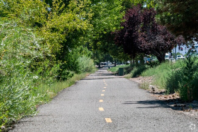 O'Callaghan has an incredible bike path safely tucked off to the side of Sparks Blvd.