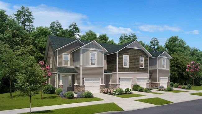 Lush landscaping, a community garden, and access to Greenway Trail recreational paths await at Amavi Brier Creek.