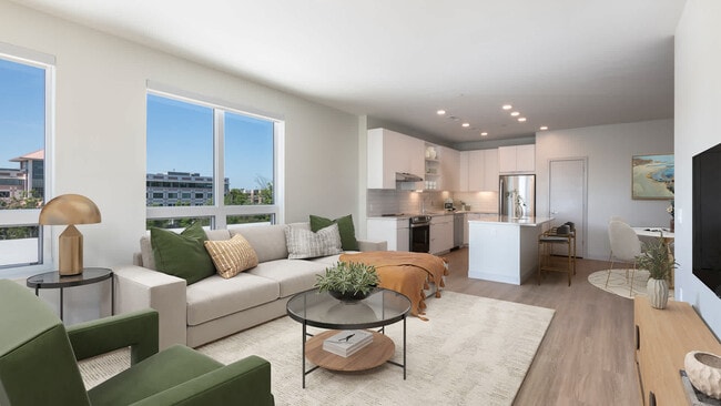 Living Room with Hard Surface Flooring