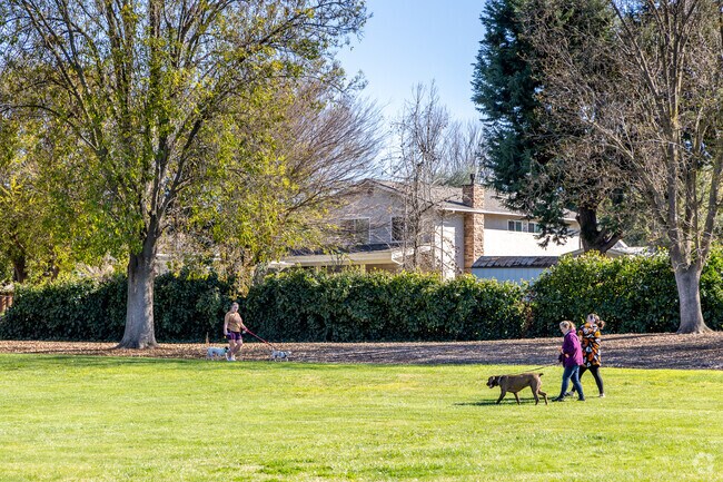 Coventry locals love Tex Spruiell Park with its paved path and large grassy areas.