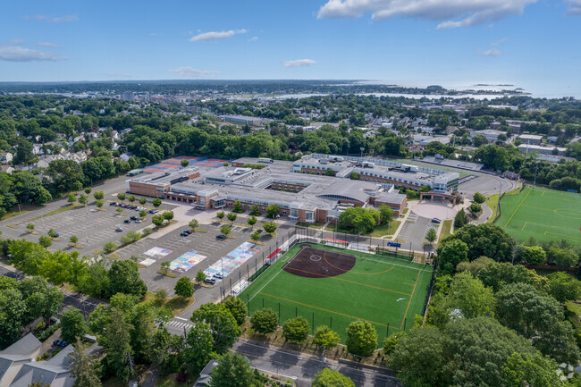 Brien Mcmahon High School in Norwalk serves students in grades 9th through 12th.