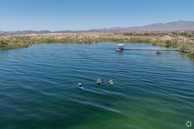 Kayaking is a favorite pastime on Lake Havasu.