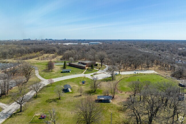 Brunswick Park has sports field and walking paths to explore.