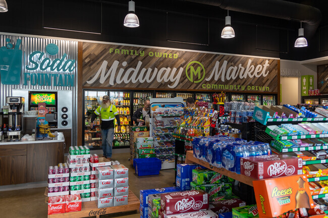 Residents of Scioto can stop to grab a quick snack at Midway Market.