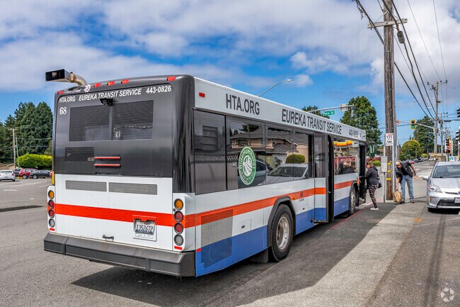 Eureka Transit Service has many bus lines running through Pine Hills.