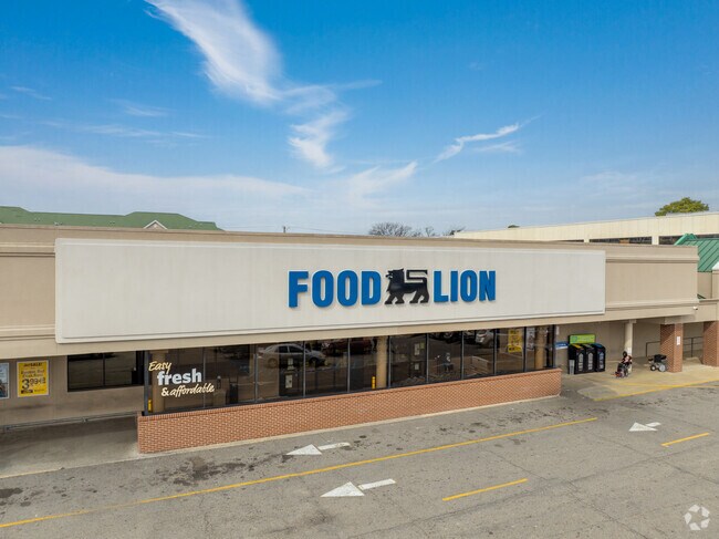 Residents have many grocery shopping options such as this Food Lion.