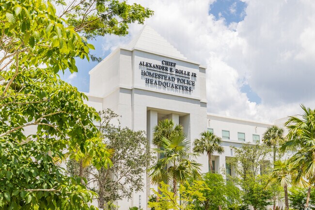 The Homestead Police Station is conveniently located in Downtown Homestead.