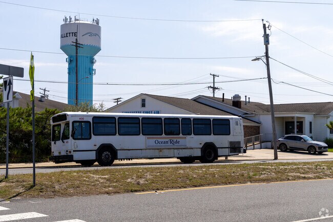 The Ocean Ride bus links Dover Beaches South with Toms River.
