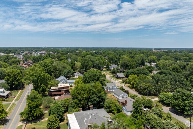 The old growth trees of the Robert Beaty Historic District provide abundant shade.