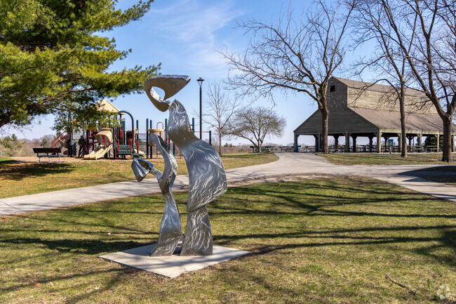 Beautiful Moore Memorial Park is the centerpiece of Northridge.