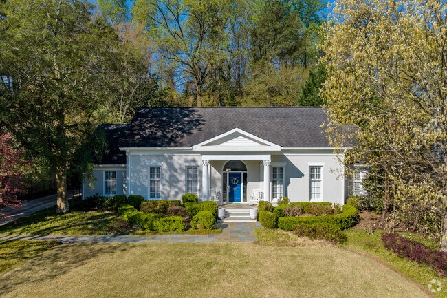 Greek Revival is a popular architectural style of home in Ansley Park's real estate collection.