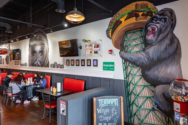 Take a short drive to Inskip Grill for a burger and a shake.