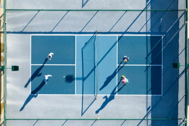 Pickle ball is one of the favorite activities in Sun City Center.