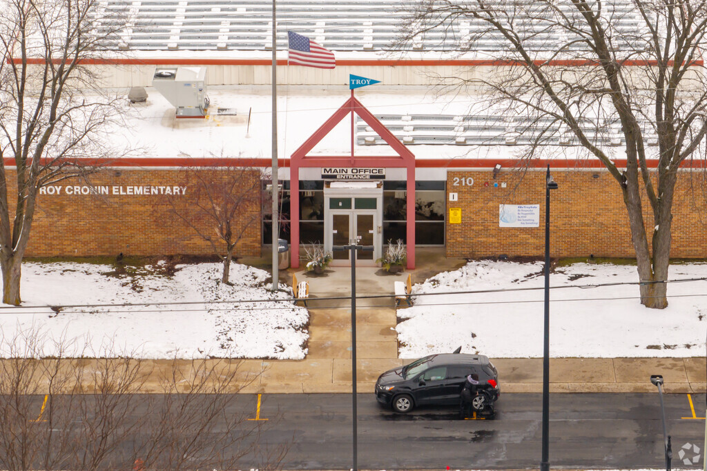 Entrance to Cronin Elementary.