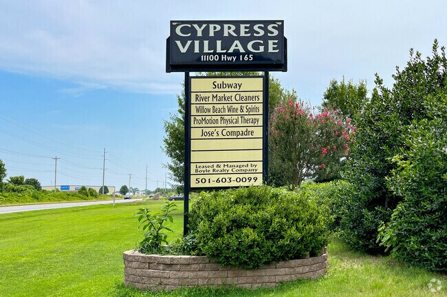 Cypress Village offers convenient shopping in Galloway, North Little Rock.