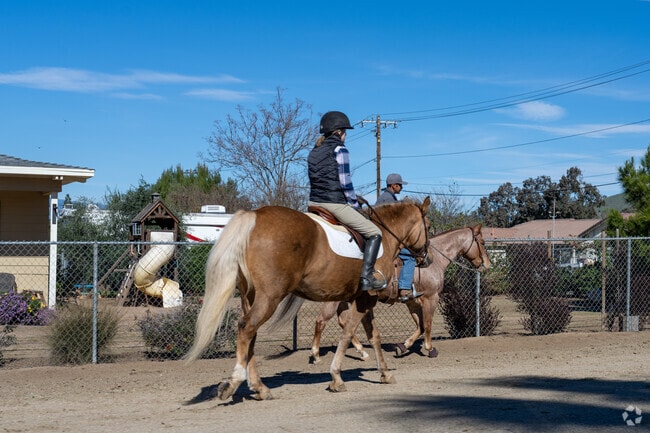You'll like find residents of Norco Farms taking their horse out instead of driving.