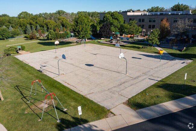Basketball courts are available as well providing an athletic outlet for al children.