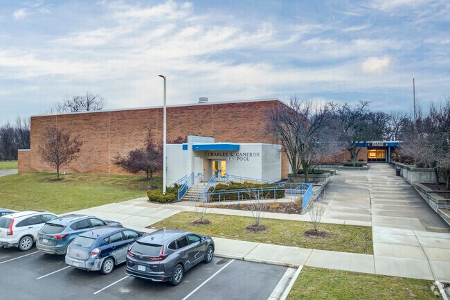 Beach Middle School offers students a pool on campus.
