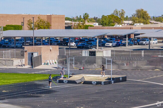Cibola High School emphasizes both academic and athletic excellence with various extracurricular programs.