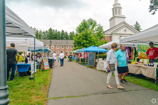 Locals love to walk down the Wilbraham Main Street Farmers Market and explore the fun vendors.
