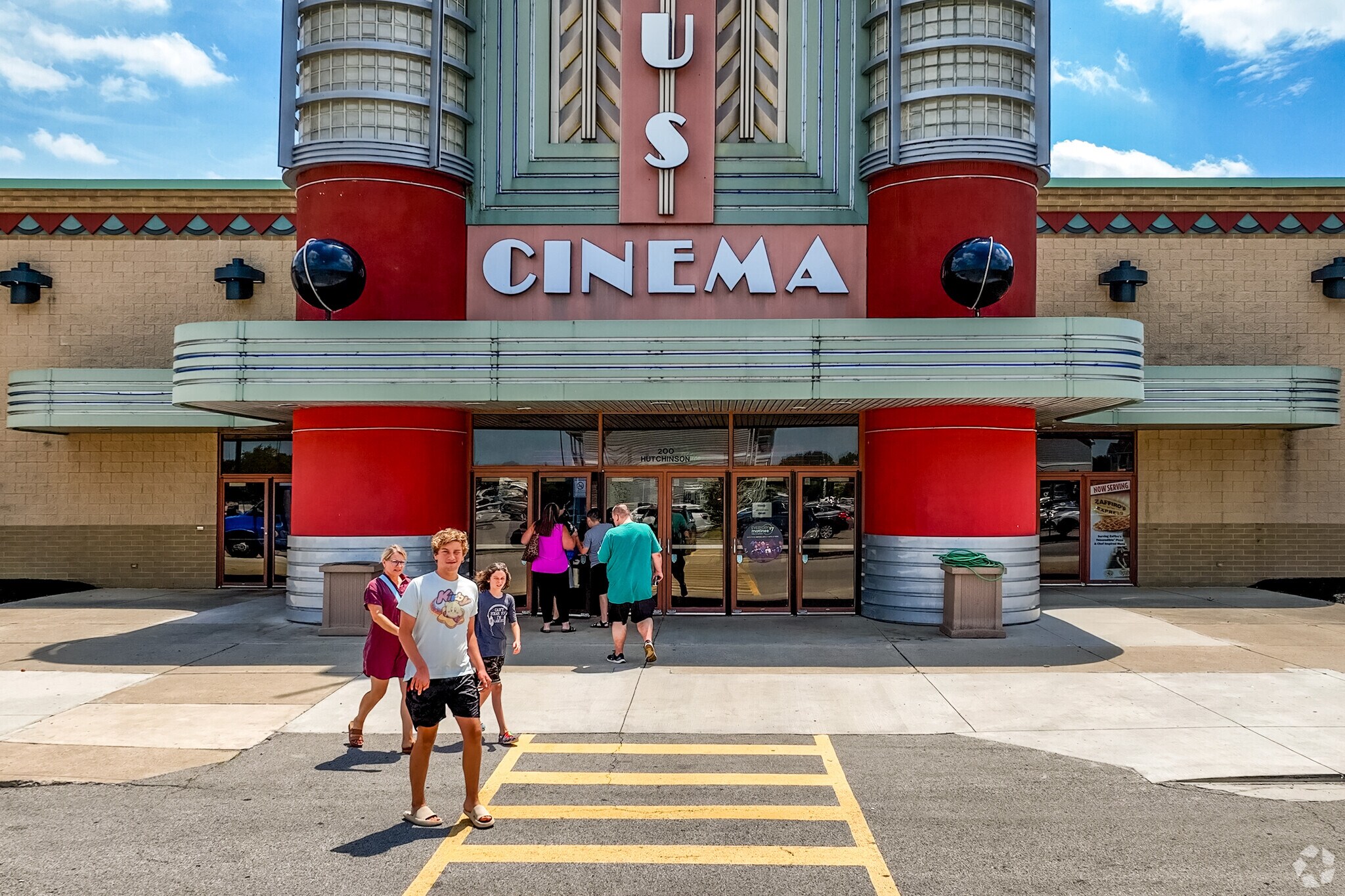Marcus Cinema is located on the other side of Route 23 from Woods at Josephinum.