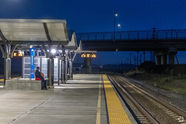 Fairfield commuters can hop on a train at the Fairfield-Suisan Amtrak station.
