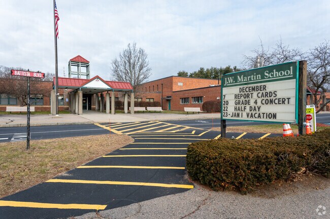 North Attleboro's educational cornerstone: Joseph W. Martin School.