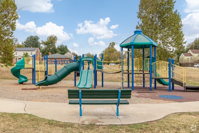 Denniston Park is surrounded by well kept homes.