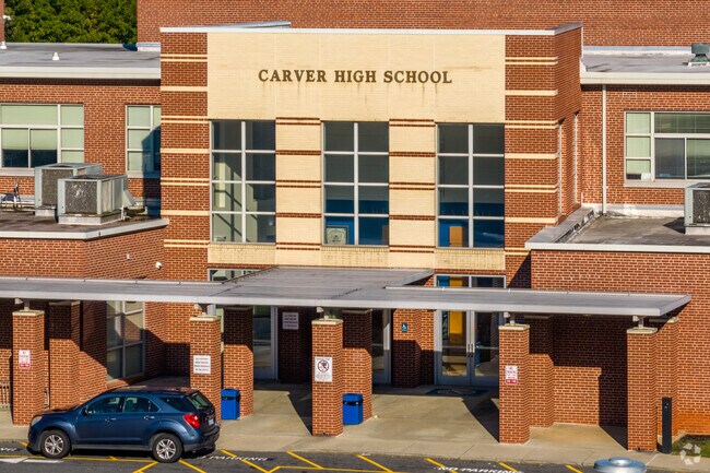 Carver High School in Winston-Salem was originally for all grade levels now grades 9-12 attend.
