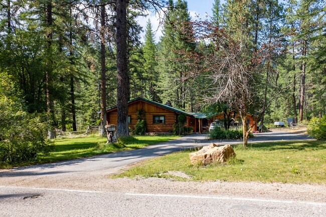 Many houses at Evaro comes with 2 to 5 acres and covered in mature trees,