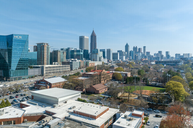 Georgia Tech neighborhood boasts views of Downtown Atlanta.