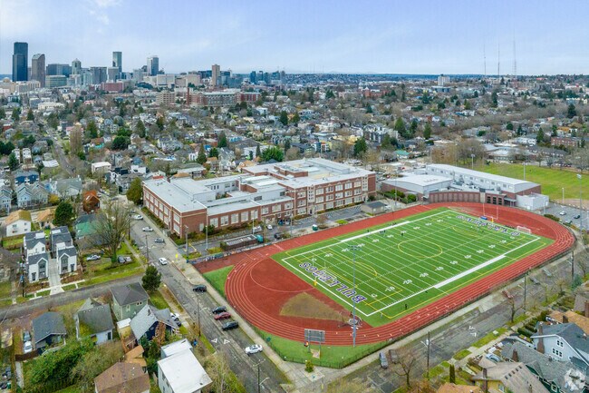 Downtown Seattle students attend Garfield High, just a couple of miles east.