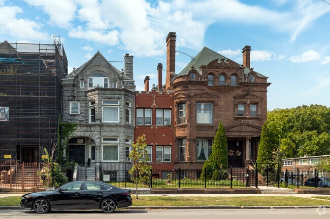 Stateway Gardens is known for its iconic rowhomes from the 19th century.