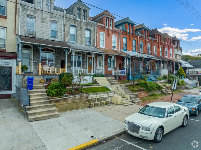 Row homes make up most of St. Mary's.